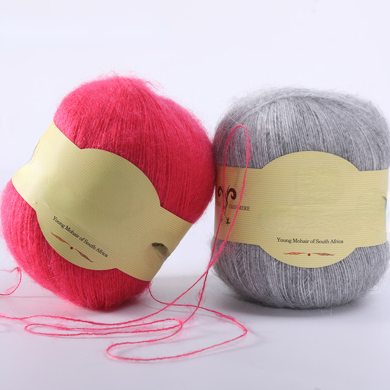 Baby Clothing High End - 女性と子供のためのニットシャツとスカーフ,50g,超子供の髪の毛糸500m,ウール糸
