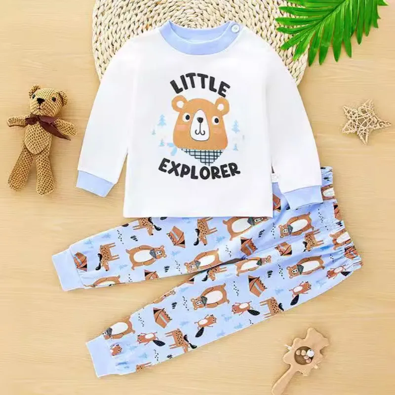 ニューキッズパジャマ赤ちゃん男の子女の子かわいい漫画長袖 T - Baby Clothing Dividers のレビューと価格
