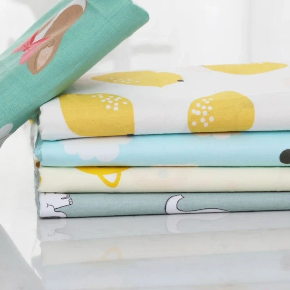 純綿プリント生地ベビー寝具ベッドシーツキルトカバーパジャマ衣 - Baby Clothing Organic のレビューと価格