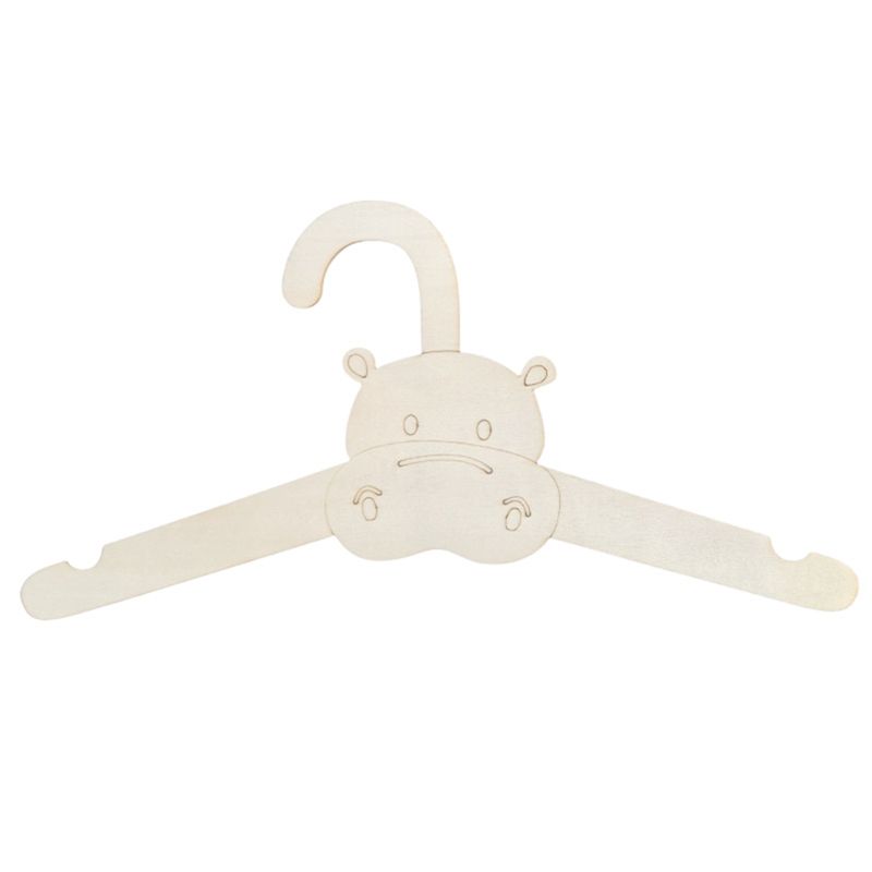 ABJI-20PCS かわいい木製ハンガー 壁掛けコートラッ - Baby Clothing Hanging Rack のレビューと価格