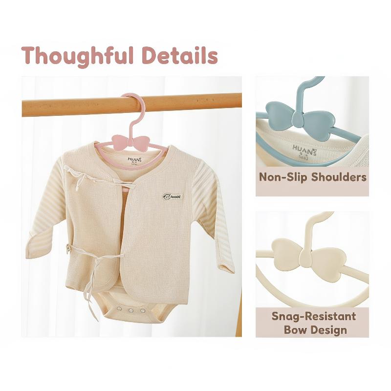 12 個のベビーキッズ衣類ハンガーセット耐久性のある滑り止め - Baby Clothing Hanging Rack のレビューと価格