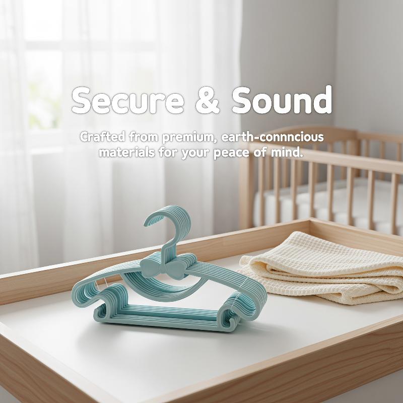 12 個のベビーキッズ衣類ハンガーセット耐久性のある滑り止め - Baby Clothing Hanging Rack のレビューと価格