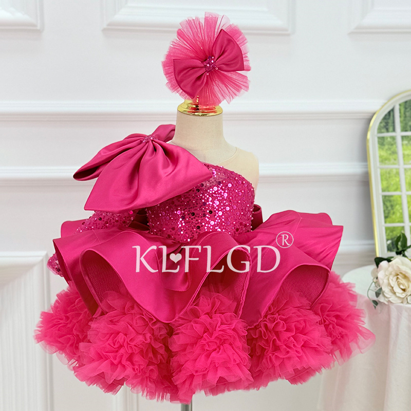 KLFLGD ゴージャスでエレガントな女の子用ドレス サテン - Baby Clothing High End のレビューと価格