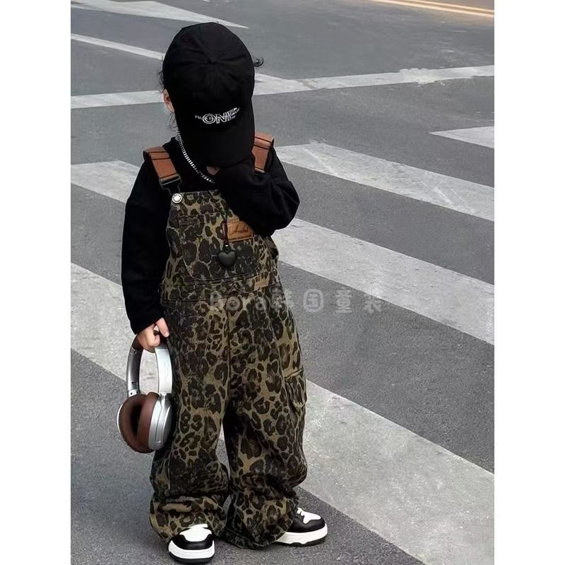 男の子の秋服 2025 新しいヒョウ柄オーバーオール子供のハ - Baby Clothing High End のレビューと価格