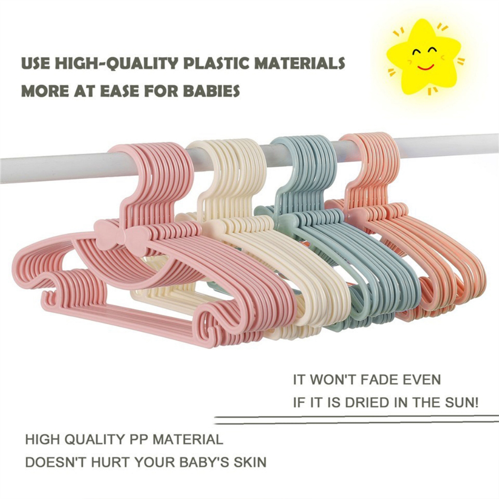 12 個のベビーキッズ服ハンガーセット耐久性のある滑り止め衣 - Baby Clothing Hanging Rack のレビューと価格