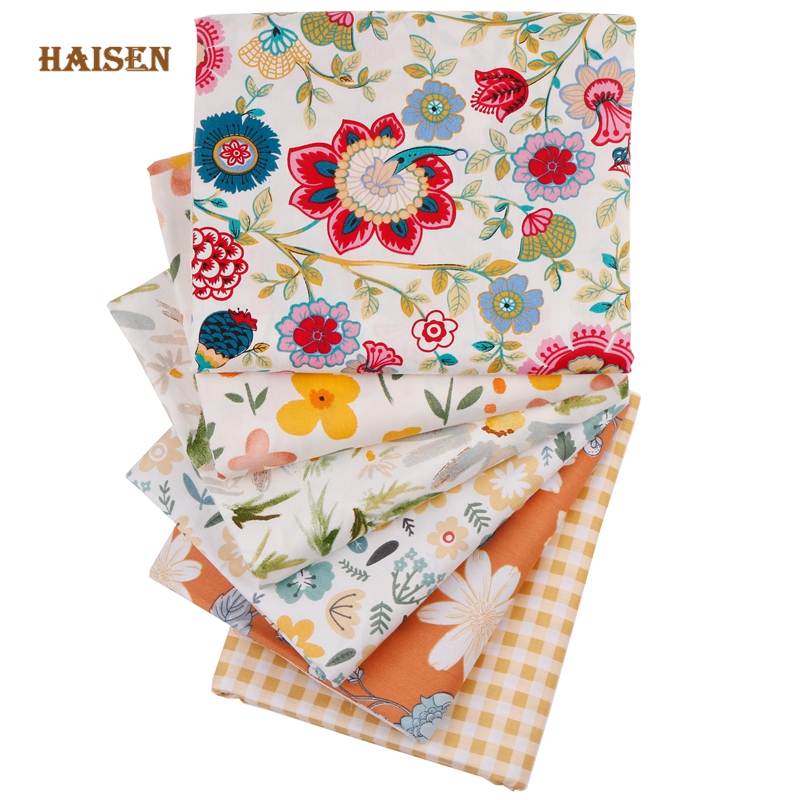 6 個 40 × 50 センチメートルコットンツイルパッチワ - Baby Clothing Organic のレビューと価格
